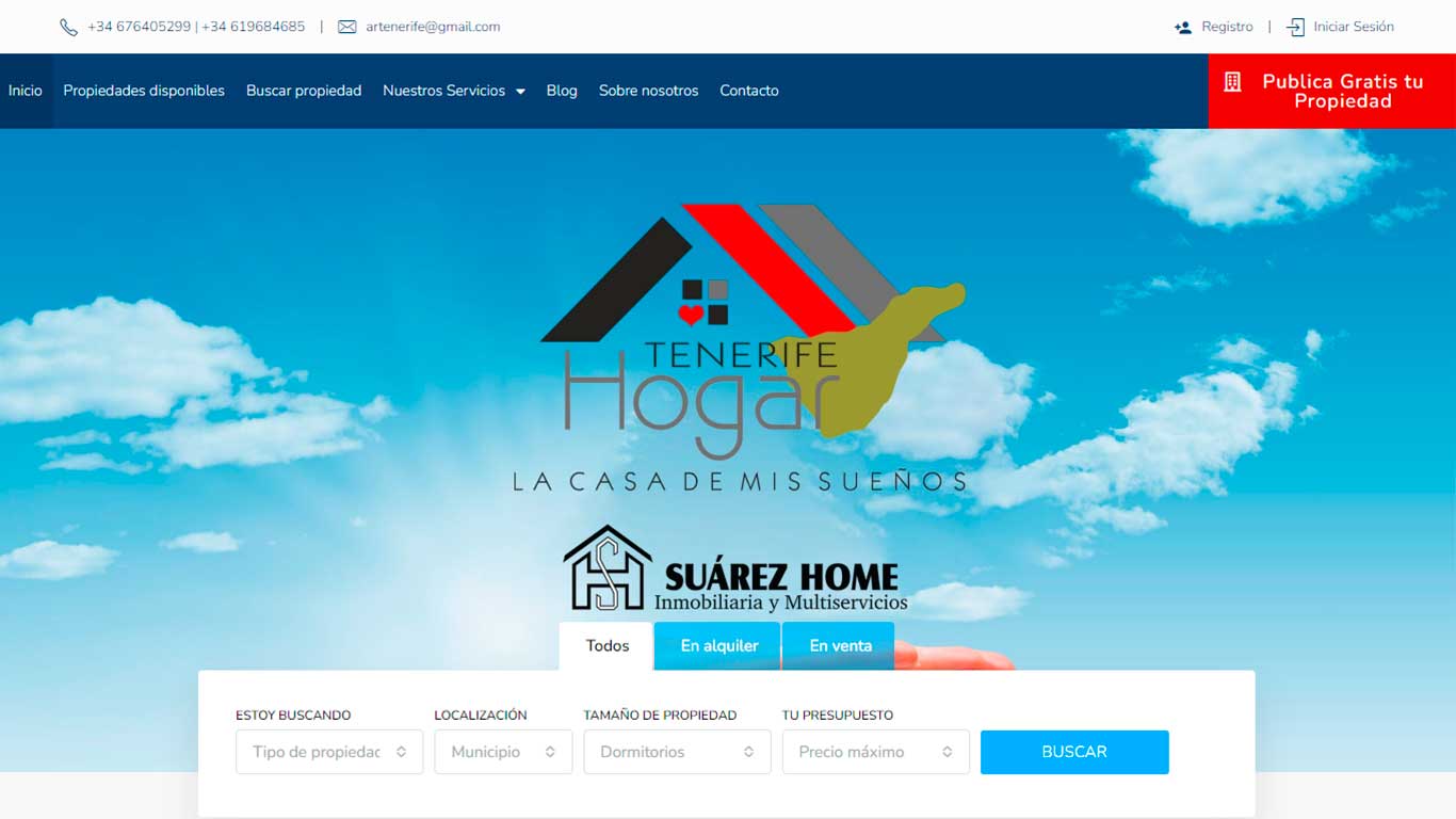 Tenerife Hogar Suarez Home Inmobiliaria, servicios inmobiliarios en La Camella